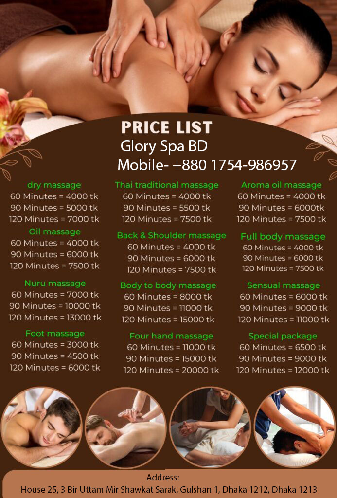 Glory Spa bd service price