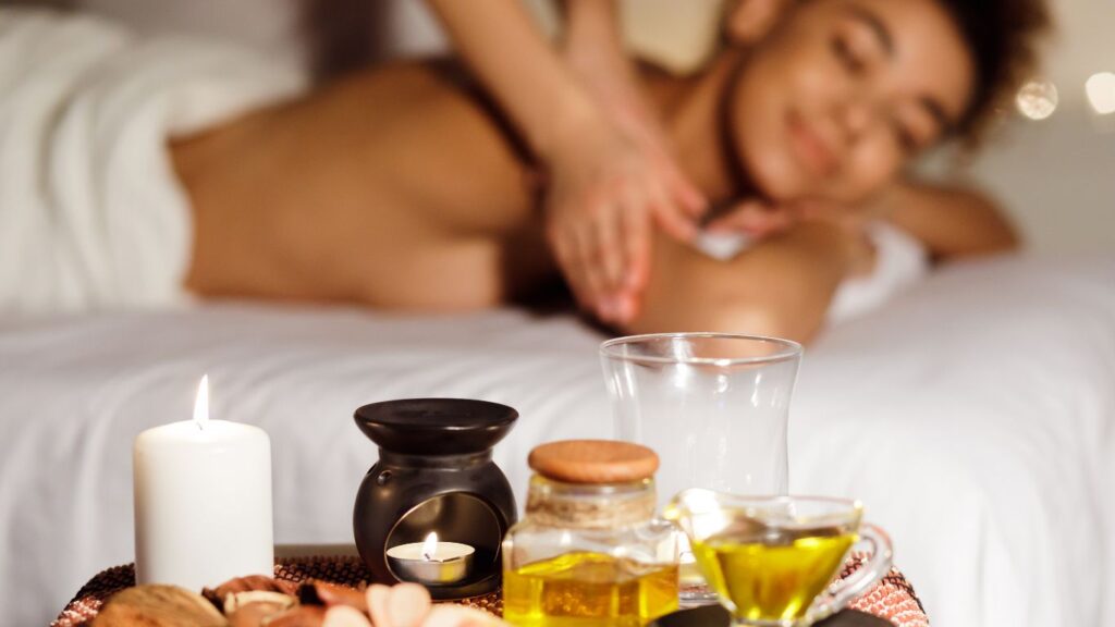 aroma oil massage spa